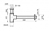 Сифон для раковины BelBagno BB-SMQ2-01 хром