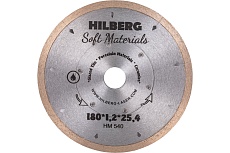 Диск алмазный отрезной по керамической плитке Hyper Thin (180x1.2х25.4 мм) Hilberg HM540