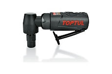 Зачистная пневматическая угловая машинка Toptul мини 1/4", 6 мм, 18000 об/мин KASD0818