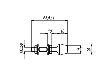 Прижим для станк KUKAMET усилие 255 кг 111-3