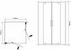 Душевой уголок Grossman Forta GR-1010Fo 100x100 прозрачный, хром