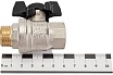 Шаровой кран ELSEN Strong T, 1/2", НВ, ручка-бабочка EV12.2201