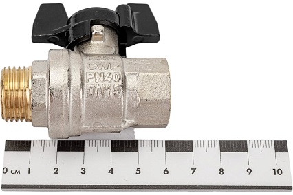 Шаровой кран ELSEN Strong T, 1/2", НВ, ручка-бабочка EV12.2201
