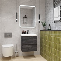 Мебель для ванной Art&Max Family-M 40 см, 2 ящика, Iron Stone