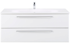 Тумба с раковиной Cezares Eco 120 см Bianco Lucido