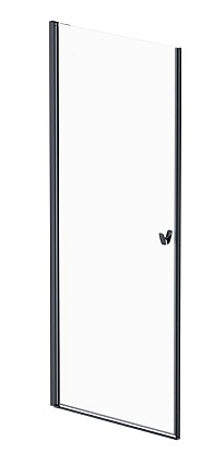 Душевая дверь Am.Pm Sunny W87G-80-1P-BT 80x190 прозрачное, черный матовый