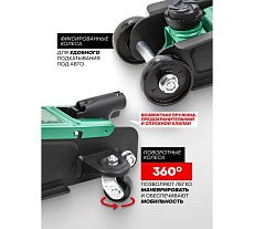 Гидравлический подкатной домкрат Rockforce 2.5 т RF-T830031(52528)