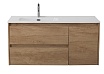 Мебель для ванной BelBagno Kraft 100 см, 2 ящика, 1 дверца, левая Rovere Nebrasca Nature