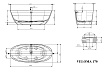 Ванна из искусственного камня Plumberia Selection Veloma 170BO 170x75 см белый матовый