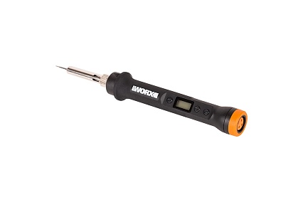 Гравировальная машинка Worx WX739.9 + Выжигатель WORX WX744.9, 20 В, 2 Ач, адаптер, ЗУ, кейс WX988