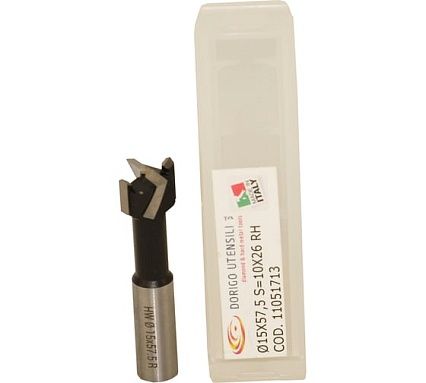 Сверло чашечное DORIGO HW для станка 15x57.5, S=10x26, RH 11051713