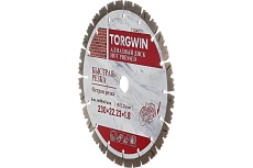 Диск алмазный отрезной сегмент по железобетону Best for reinforced concrete Industrial 230x22.2/13x1.8 мм TORGWIN T1206351