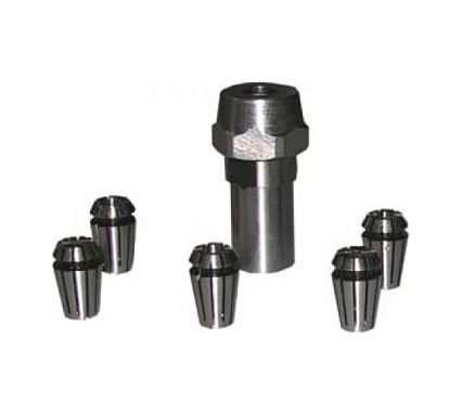 Патрон цанговый с цангами (1-6 мм) для сверлильного станка К-411 Энкор 23430