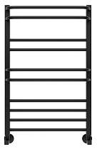 Полотенцесушитель водяной Aquatek Бетта П10 50x80 черный, AQ KRC1080BL