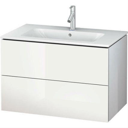 Тумба с раковиной Duravit L-Cube 83 2 ящика белый