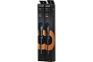 Шлицевая отвёртка Deli Home Series Black HT1106 SL6x150мм, Cr-V, Soft Touch рукоятка, подарочная упаковка 104605