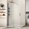 Душевая перегородка Vincea Walk-In VSW-1WSL120CLGM 120x200 вороненая сталь, прозрачное