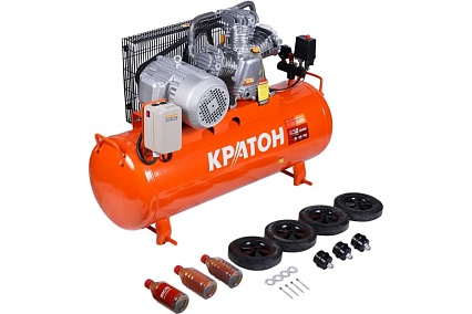 Масляный компрессор с ременным приводом Кратон AC-630-110-BDW 3 01 01 041