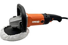 Полировальная угловая машина Спец БМП-1200,1200 Вт, 600-3000об/мин, d круга 180 мм, D рукоятка,тарелка опор+меховая насадка в комплекте СПЕЦ-4050