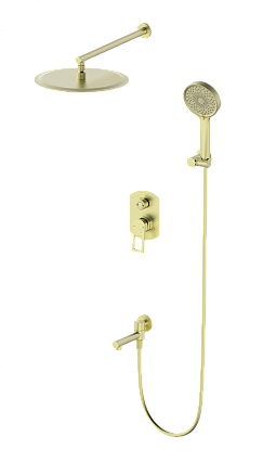 Душевой набор Wonzon&Woghand Frame WW-88939010-BG брашированное золото