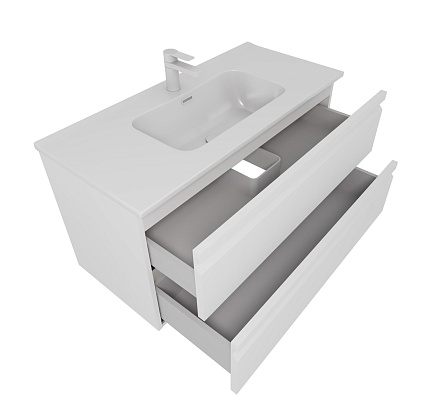 Тумба с раковиной Aquatek Вега 100 см AQ77100