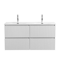 Мебель для ванной BelBagno Uno 120 см, 4 ящика, Bianco Opaco