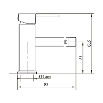 Cмеситель для биде Migliore Kvant ML.KVT-2723.CR