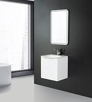 Тумба с раковиной BelBagno Etna 50x39 см, 1 ящик, Bianco Lucido