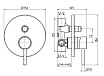 Смеситель для душа M&Z Ditirambo DRB02820