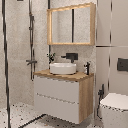 Тумба со столешницей ЗОВ Дион 80 см