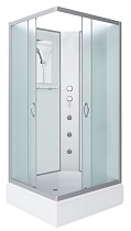 Душевая кабина Niagara NG 33084-14QBKG 100x80 стекло матовое, без крыши, гидромассаж