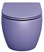 Подвесной унитаз Grossman GR-4411LIMS 55x36.5x39.5 безободковый, фиолетовый матовый