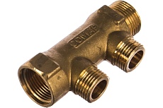 Коллектор COMAP 3/4&quot; НР-ВР, 35 мм, с ниппелями, латунь, In3/4-Out1/2 НР-2 9532142