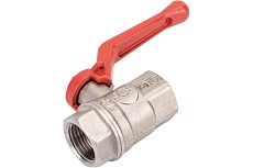 Шаровой кран Valfex PREMIUM для воды, 1/2" ВР/ВР, рычаг VF.214.NR1.012.PREMIUM