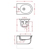 Подвесное биде Artceram Chic CHB001 17 00 черный матовый