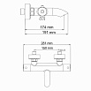 Смеситель для ванны WasserKRAFT Berkel 4811 Thermo