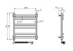 Полотенцесушитель электрический Aquanet Пэк 21 50x60 см L