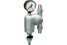 Фильтр FAR 100 мкм, с манометром, Max: 95 C, 25 бар. Поворотное соединение 1/2&quot; НР (+ EPDM прокладка FD 8722 12 — 2 шт.) FA 39A4 1210087