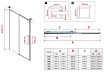 Душевая дверь Vincea Stella VDS-1ST140CL 140x200 хром, прозрачная
