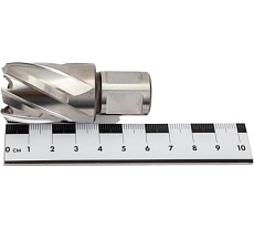 Сверло корончатое HSS по металлу (26х30/63 мм; Weldon 19) D.BOR CD-HSS-030-026-W