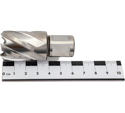 Сверло корончатое HSS по металлу (26х30/63 мм; Weldon 19) D.BOR CD-HSS-030-026-W