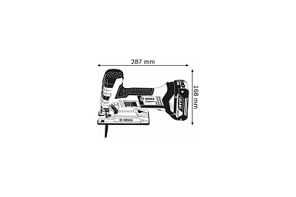 Аккумуляторный лобзик Bosch GST 18 V-LI S Solo 0.601.5A5.100