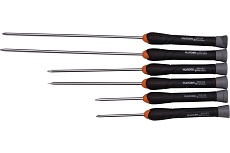 Набор отверток для точных работ Harden CRV, 2-компонентная рукоятка, 6 шт., в пласт. пенале 550123