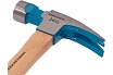Молоток-гвоздодер Gross 680 г, угол 75, магнит, обрезиненная рукоятка american hickory 10425