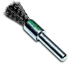 Щетка концевая гофрированная Lessmann 12х60х0.30 мм, нерж., хвост-к 6 мм 451361