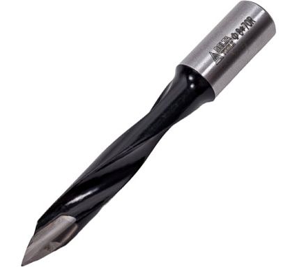 Сверло сквозное 8х70 мм, хв-к 10 мм, R Deltatools 06-0084