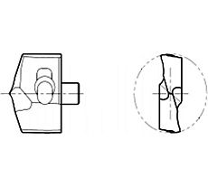 Головка сменная для корпусного сверла DESKAR HCD 19.2-J006 00-00051781