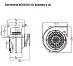 Радиальный вентилятор улитка BVN алюминиевый корпус, BDRAS 85-40