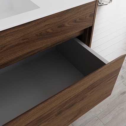 Тумба с раковиной Vincea Chiara 100 см 1 ящик, C.Oak