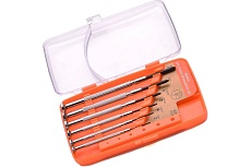 Набор отверток для точных работ Harden CRV, 6 шт., в пласт. пенале 550121